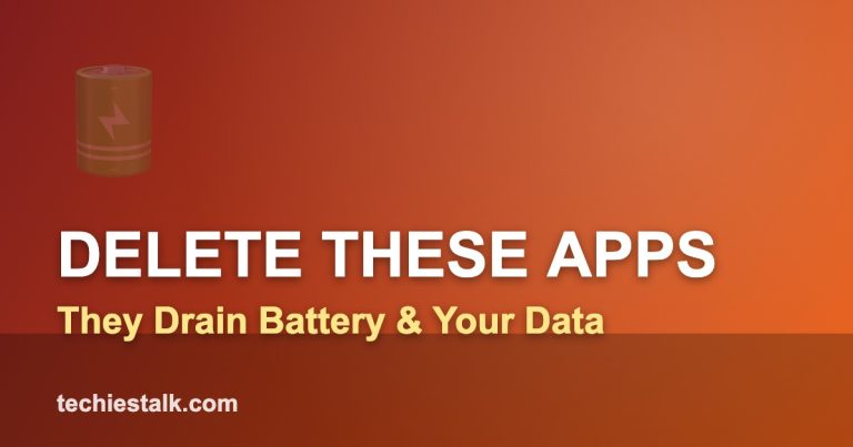 DELETE THESE APPS — They Drain Battery & Your Data