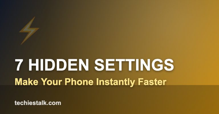 7 HIDDEN SETTINGS — Make Your Phone Instantly Faster
