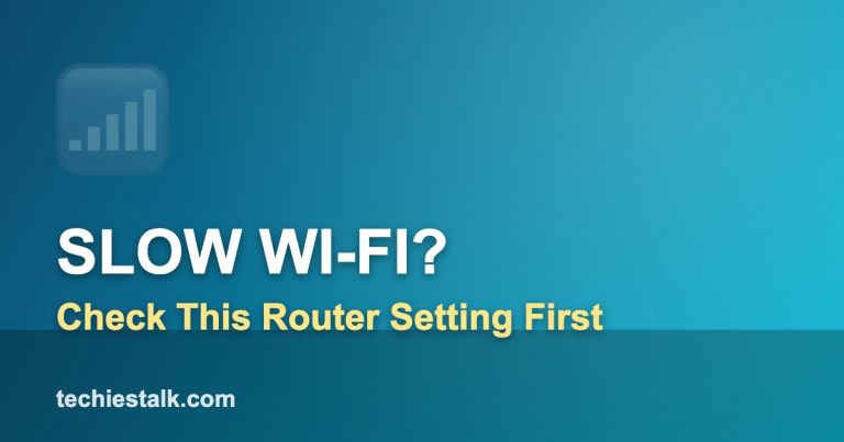 SLOW WI-FI? — Check This Router Setting First